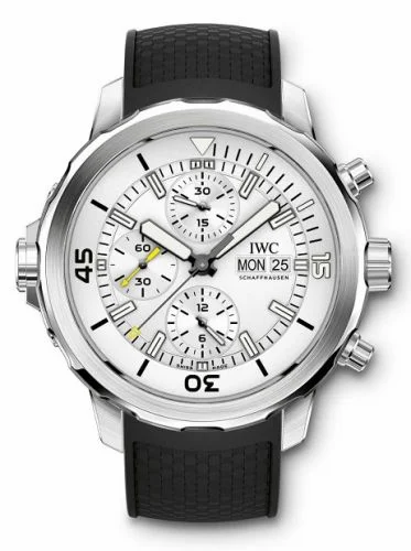 IWC Aquatimer Chronograph Stainless Steel / Silver / Rubber IW3768-01 (3768-01, IW376801)